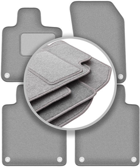 Gray Car Mats for Volvo S90 II Long 2016