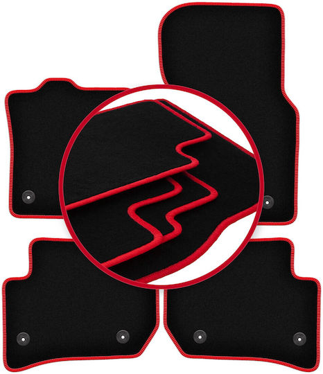 Carlux-red Car Mats Jaguar F-pace Suv 2016