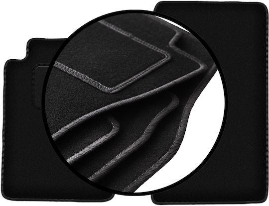 Velour Carpet Car Mats Set Mercedes-Benz SLK R170 Convertible 1996-2004
