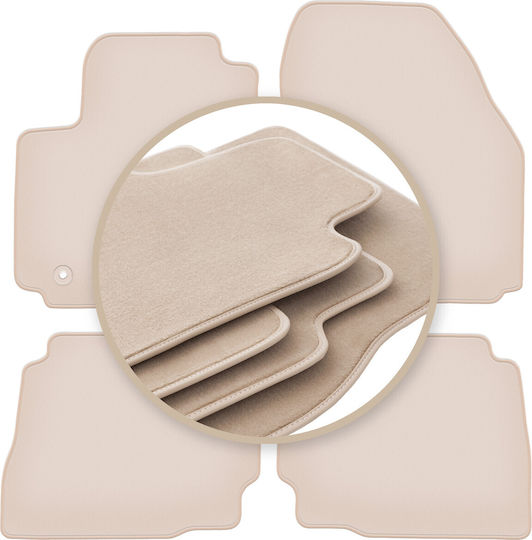Premium Beige Fußmatten Ford Mondeo Mk4 Liftback Limousine Kombi 2007-2012