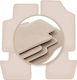 Premium Beige Car Mats for Citroen DS4 Hatchback 2011-2015