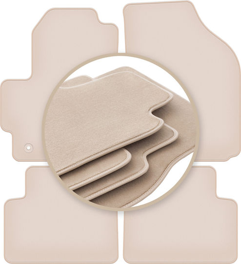 Covorașe auto premium bej pentru Chevrolet Matiz Hatchback 2004-2009