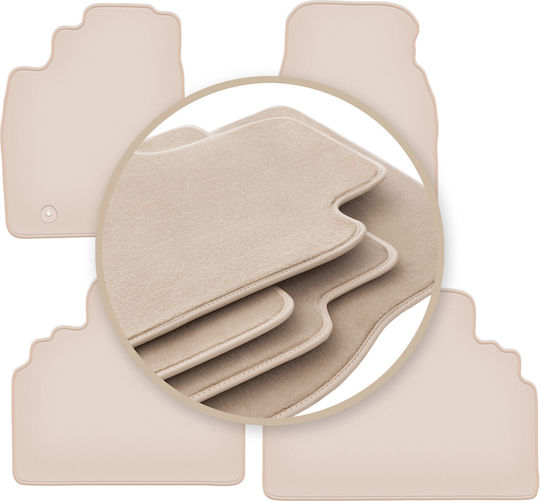 Premium Beige Floor Mats Toyota Previa Ii Minivan 2000-2005