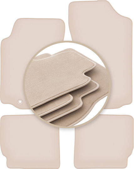 Premium Beige Floor Mats Peugeot 306 Cabrio 1993-2001