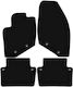 Basic Black Velvet Floor Mats Volvo S80 I Sedan 1998-2006