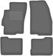 Graphite Car Mats Fiat Linea Sedan 2009-2015