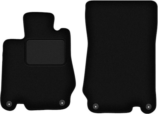Black Velvet Floor Mats Mercedes Sl R230 Roadster 2001-2011