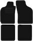 Black Velvet Floor Mats Fiat Palio Sedan 1996-2004