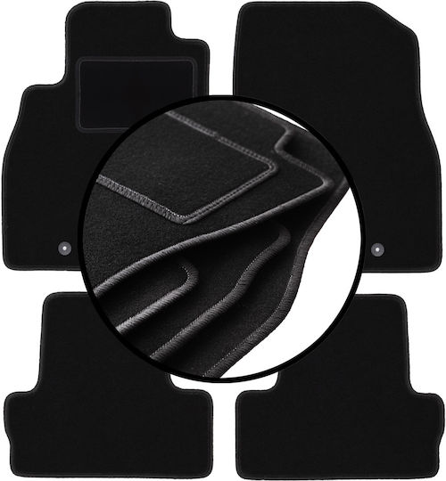 Velour Carpet Mats Set Opel Ampera I Hatchback 2012-2017
