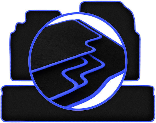 Carlux-blue Car Mats Nissan Almera Tino Minivan 2000-2006
