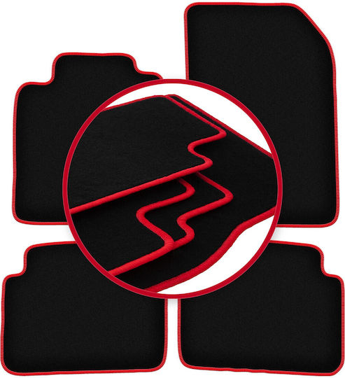 Carlux-red Car Mats Renault Vel Satis Liftback Hatchback 2001-2010