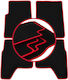 Carlux Red Car Mats Hyundai Galloper Off-road 1991-2003