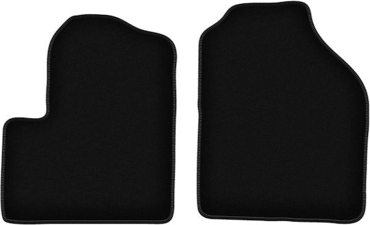 Basic Black Velvet Floor Mats Ford Transit Connect Kombivan 2003-2012