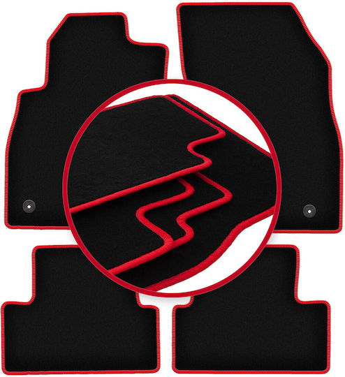 Carlux-red Car Mats Opel Cascada Convertible 2012