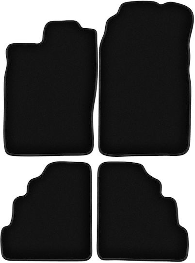 Basic Black Velvet Floor Mats Saab 900 Ii Hatchback Liftback 1994-1998