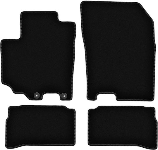Basic Black Velvet Floor Mats Suzuki Vitara Iii Crossover 2015