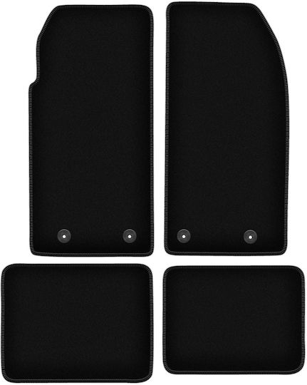 Basic Black Velvet Car Mats Peugeot 205 Cabrio 1983-1998