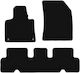 Basic Black Velvet Car Mats Citroen C4 Spacetourer Minivan 2013-2018