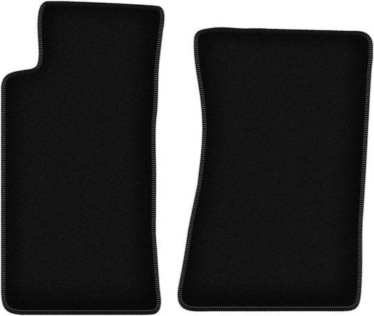 Schwarze Samt-Fußmatten Basic für Mazda MX-5 II NB Cabrio 1998-2005