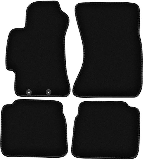 Covorașe de podea negre simple din catifea Subaru Outback III Wagon Sedan 2003-2009