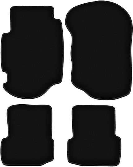 Basic Black Velvet Car Mats Ford Escort Mk7 Hatchback Station Wagon 1995-2002