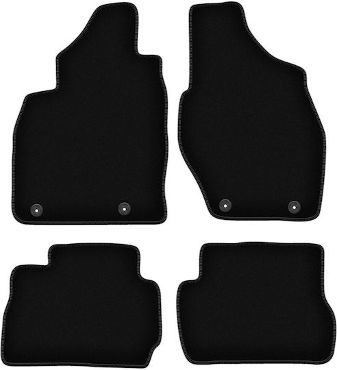 Basic Black Velvet Floor Mats Mitsubishi Pajero Pinin Suv 1999-2006