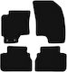 Schwarze Samt-Fußmatten Basic für Chevrolet Epica Limousine 2006-2012