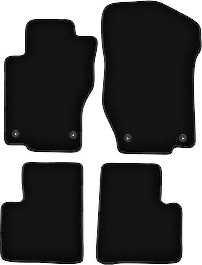 Basic Black Velvet Car Mats Mercedes-Benz ML W164 SUV 2005-2011