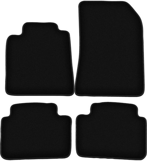 Schwarze Samtmatten Basic Renault Vel Satis Liftback Hatchback 2001-2010