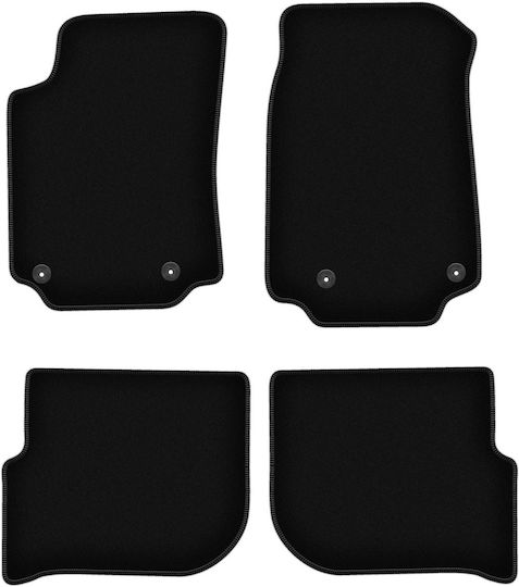 Basic Black Velvet Floor Mats Audi 100 C3 Sedan Avant 1983-1991