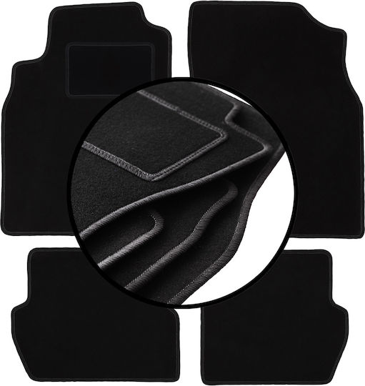 Velour Car Mats Set Nissan Almera N16 Hatchback 2000-2006