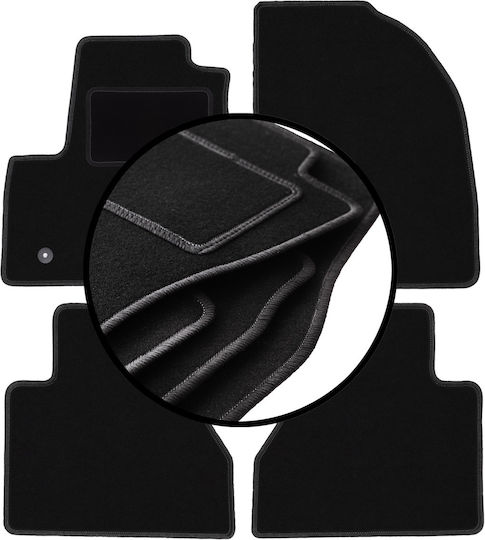 Velour Carpet Car Mats Set for Ford Tourneo Connect Combi Van 2013-2017