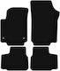 Basic Black Velvet Floor Mats Seat Mii Hatchback 2011