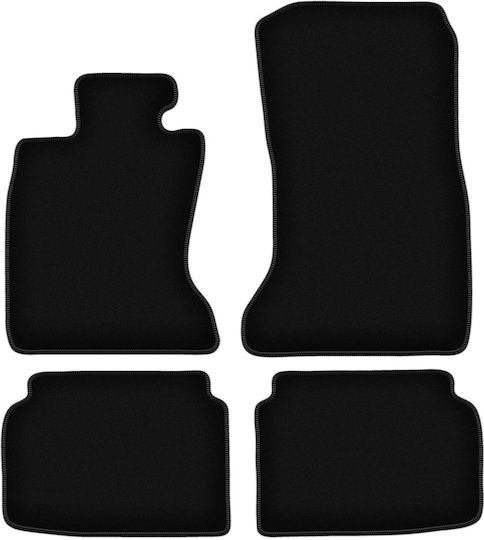 Basic Black Velvet Floor Mats Bmw 7 F01 Sedan 2008-2015