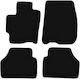 Basic Black Velvet Floor Mats Mazda Premacy I Minivan 1999-2005
