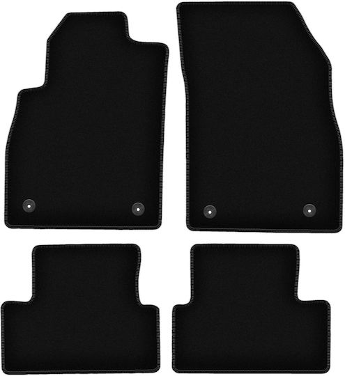 Basic Black Velvet Floor Mats Opel Cascada Convertible 2012
