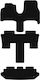 Basic Black Velvet Floor Mats Lancia Phedra 7-seater 2002-2010