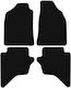 Basic schwarze Samt-Fußmatten Mazda Bt-50 Pickup 2007-2012
