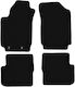 Covorașe de podea negre simple din catifea Fiat Stilo Hatchback Station Wagon 2000-2008