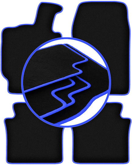 Carlux-blue Car Mats Lancia Thesis Sedan 2001-2009