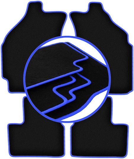 Carlux-blue Car Floor Mats Chevrolet Matiz Hatchback 2004-2009