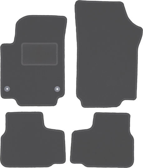 Graphite Car Mats Seat Mii Hatchback 2011