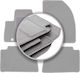 Gray Car Mats Ford C-max Mk2 Minivan 2010-2012