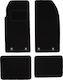 Black Velvet Floor Mats Peugeot 205 Cabrio 1983-1998