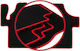 Carlux-red Car Mats Mercedes Vito Ii W639 Van 2003-2014