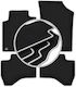 Carlux-Silber Autoteppiche Citroen C1 I Hatchback 2005-2014