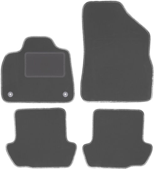 Graphite Car Floor Mats Citroen Ds5 Sedan 2011-2018