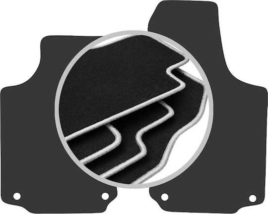 Carlux-Silber Autoteppiche Opel Tigra B Twintop Cabrio 2003-2008