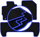 Carlux Blue Car Mats Toyota Urban Cruiser Hatchback 2008-2014