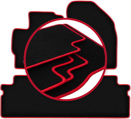 Covorașe auto Carlux-roșu Toyota Verso FL Minivan 2013-2019